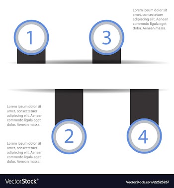 Abstract paper infografics eps10 vector image