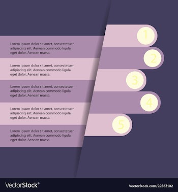 Abstract paper infografics eps10 vector image