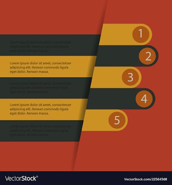 Abstract paper infografics eps10 vector image