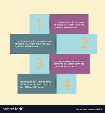 Abstract paper infografics eps10 vector image