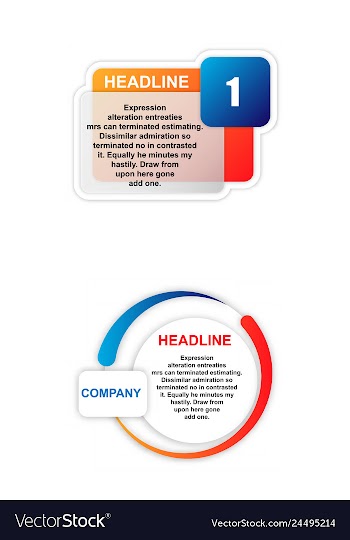 Abstract paper infografics eps10 vector image