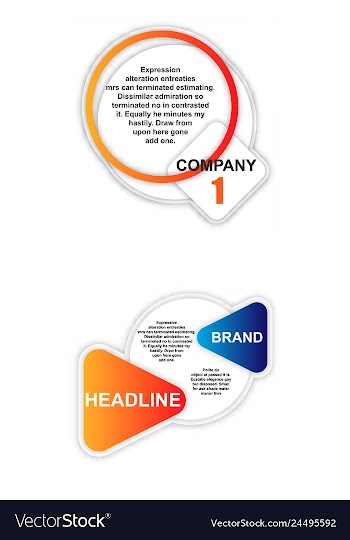 Abstract paper infografics eps10 vector image