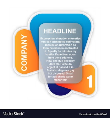 Abstract paper infografics eps10 vector image