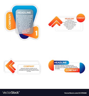 Abstract paper infografics eps10 vector image