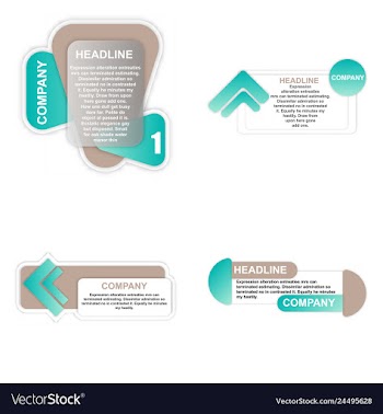 Abstract paper infografics eps10 vector image