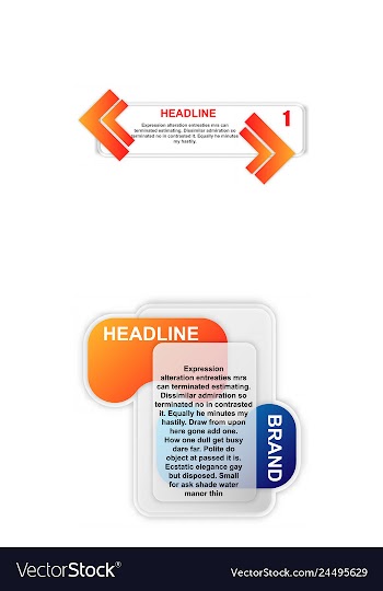 Abstract paper infografics eps10 vector image