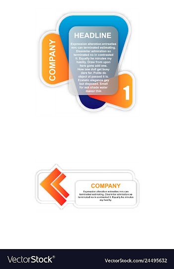 Abstract paper infografics eps10 vector image