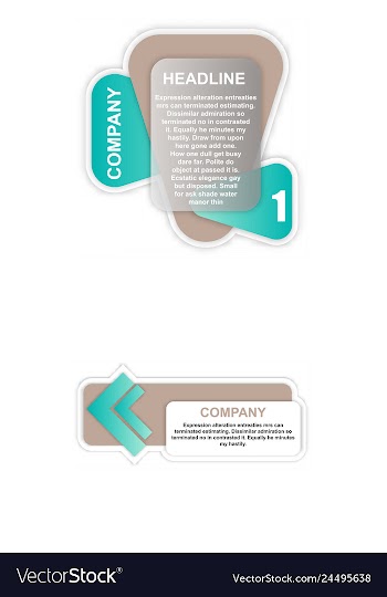 Abstract paper infografics eps10 vector image