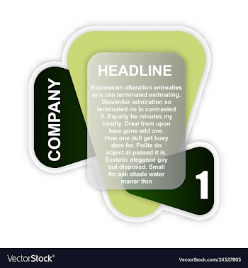 Abstract paper infografics eps10 vector image