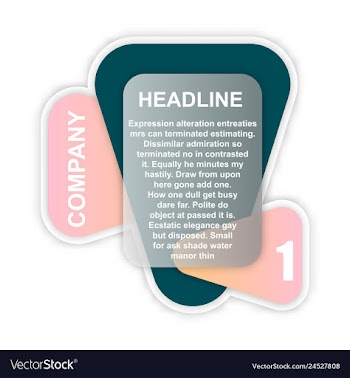 Abstract paper infografics eps10 vector image