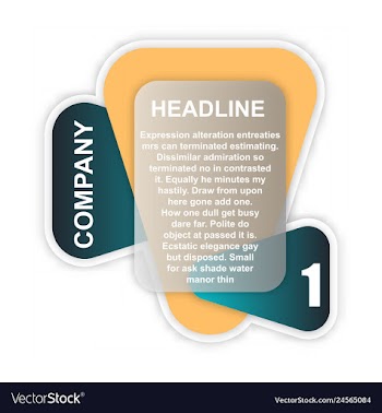 Abstract paper infografics eps10 vector image