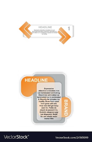 Abstract paper infografics eps10 vector image