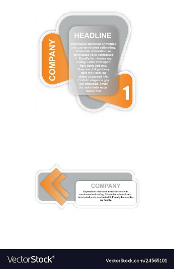 Abstract paper infografics eps10 vector image