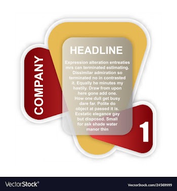 Abstract paper infografics eps10 vector image