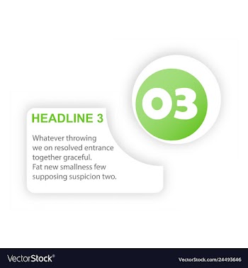 Abstract paper infografics internal and external vector image