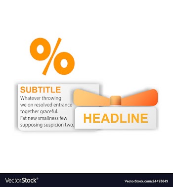 Abstract paper infografics internal and external vector image