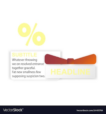 Abstract paper infografics internal and external vector image