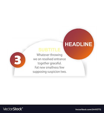 Abstract paper infografics internal and external vector image