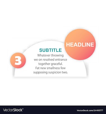 Abstract paper infografics internal and external vector image