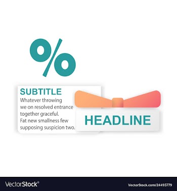 Abstract paper infografics internal and external vector image