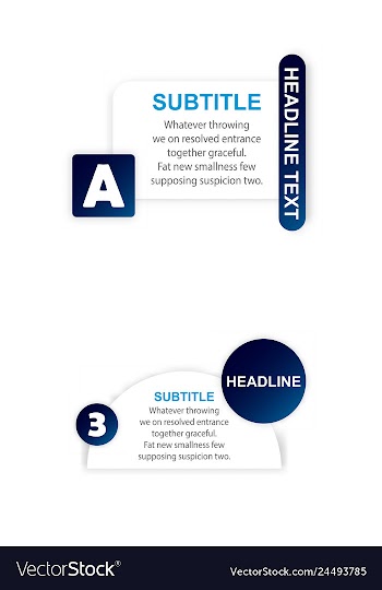 Abstract paper infografics internal and external vector image