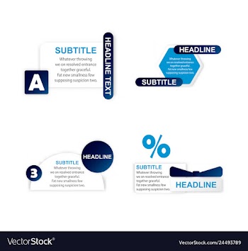 Abstract paper infografics internal and external vector image