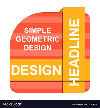 Abstract paper infografics internal and external vector image