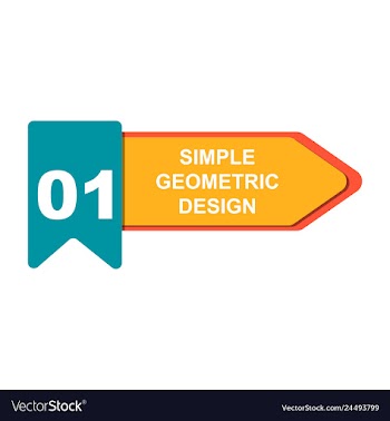 Abstract paper infografics internal and external vector image