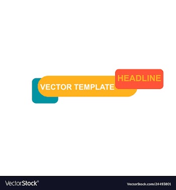 Abstract paper infografics internal and external vector image