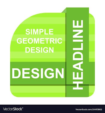 Abstract paper infografics internal and external vector image