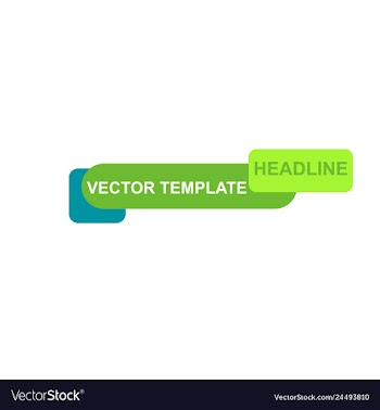 Abstract paper infografics internal and external vector image