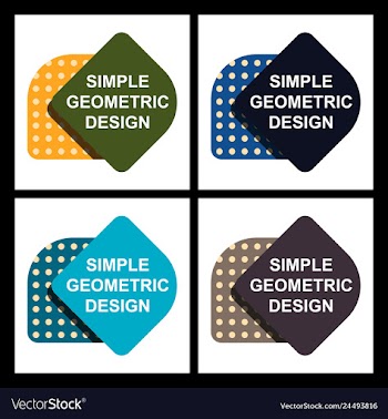 Abstract paper infografics internal and external vector image