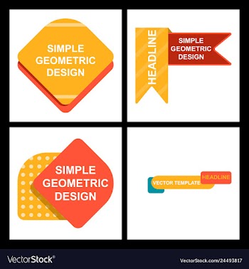 Abstract paper infografics internal and external vector image