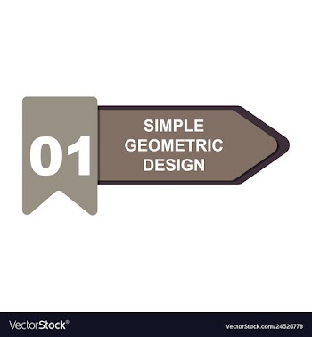 Abstract paper infografics internal and external vector image