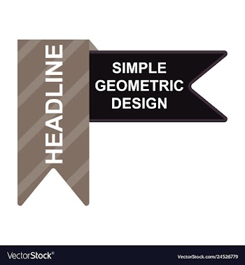 Abstract paper infografics internal and external vector image