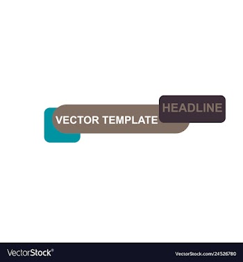 Abstract paper infografics internal and external vector image
