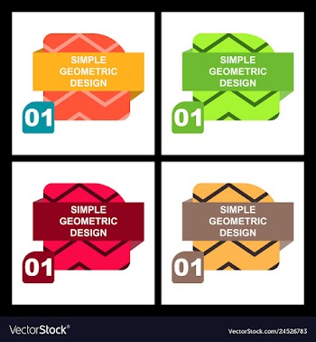 Abstract paper infografics internal and external vector image