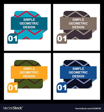 Abstract paper infografics internal and external vector image