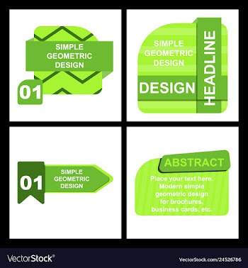 Abstract paper infografics internal and external vector image
