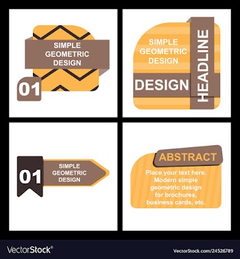 Abstract paper infografics internal and external vector image
