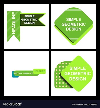 Abstract paper infografics internal and external vector image