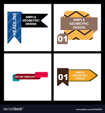Abstract paper infografics internal and external vector image
