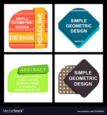 Abstract paper infografics internal and external vector image