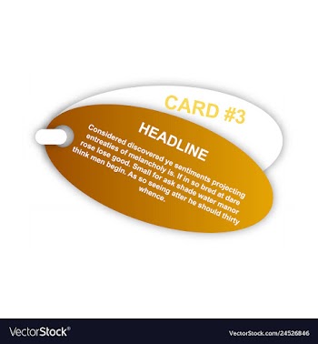 Abstract paper infografics internal and external vector image