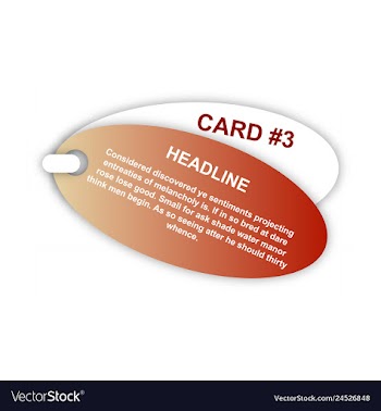 Abstract paper infografics internal and external vector image