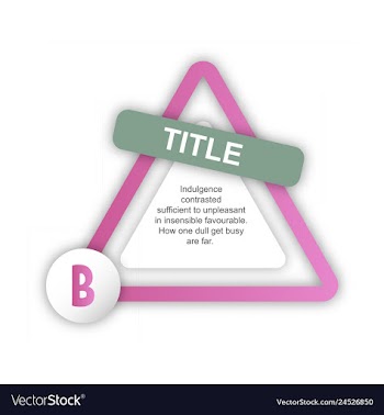 Abstract paper infografics internal and external vector image