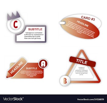 Abstract paper infografics internal and external vector image