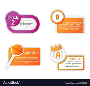 Abstract paper infografics internal and external vector image