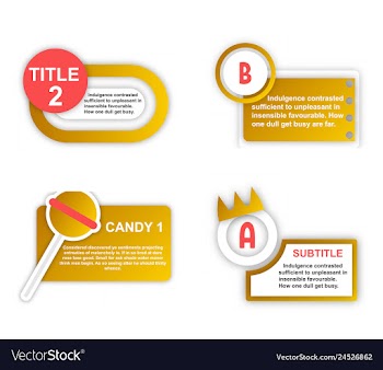Abstract paper infografics internal and external vector image