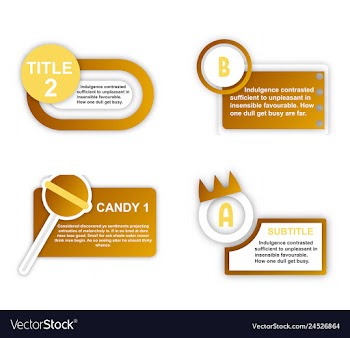 Abstract paper infografics internal and external vector image